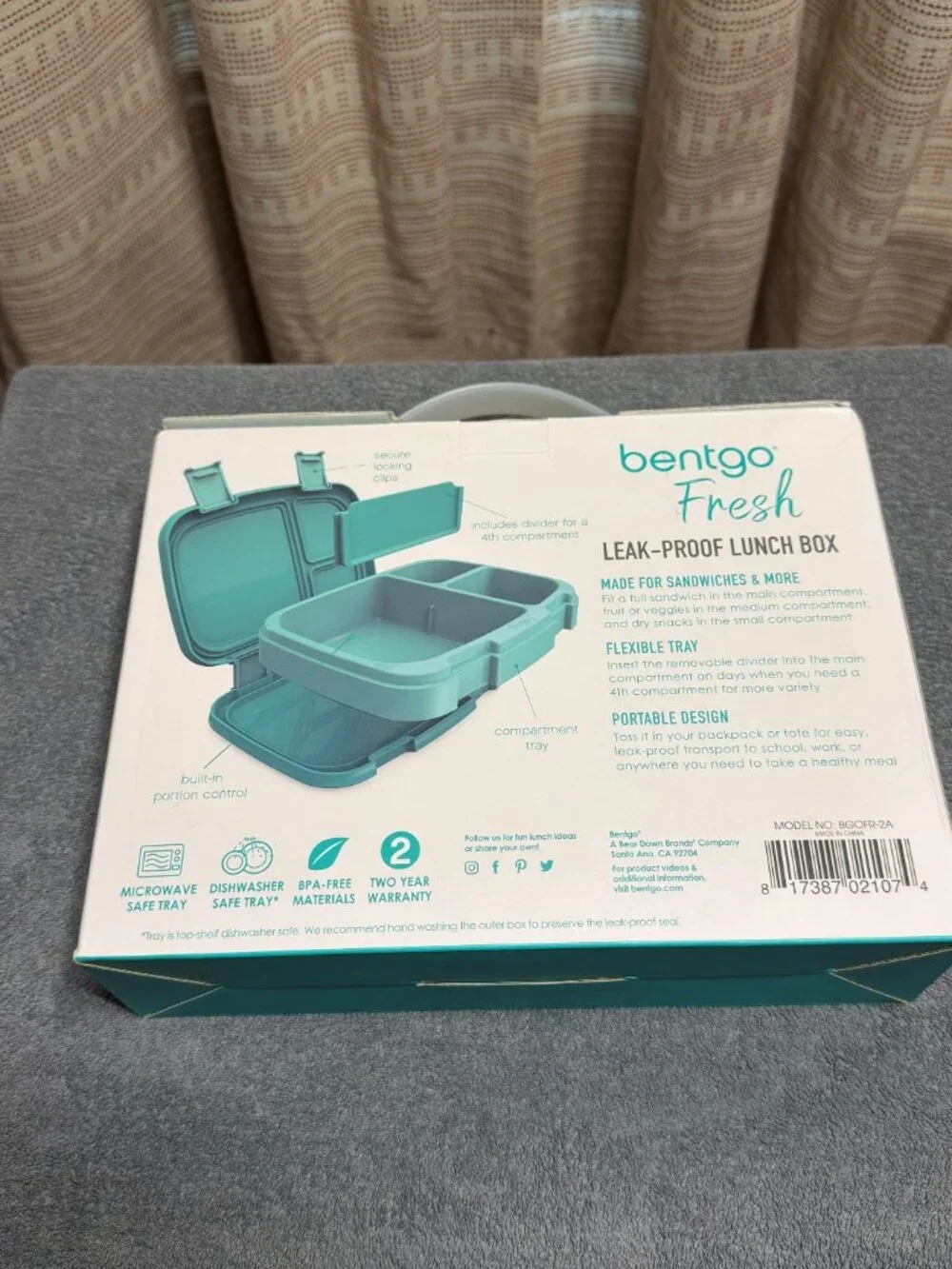 NWT bentgo Fresh Lunch Box - Teal